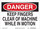 Brady B-563 High Density Polypropylene Rectangle White Equipment Safety Sign - 14 in Width x 10 in Height - 116130