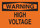 Brady B-120 Fiberglass Reinforced Polyester Rectangle Orange Electrical Safety Sign - 14 in Width x 10 in Height - 69586