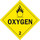 Brady B-120 Fiberglass Reinforced Polyester Square Yellow Truck Placards Sign - 10 3/4 in Width x 10 3/4 in Height - 63436
