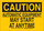 Brady B-401 Polystyrene Rectangle Yellow Equipment Safety Sign - 10 in Width x 7 in Height - 127597