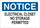 Brady B-302 Polyester Rectangle White Electrical Safety Sign - 10 in Width x 7 in Height - Laminated - 84937