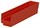 Akro-Mils 123 cu in Red Industrial Grade Polymer Shelf Storage Bin - 17 7/8 in Length - 4 1/8 in Width - 4 in Height - 1 Compartments - 30128 RED