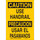 Brady B-401 High Impact Polystyrene Rectangle Yellow Safety Awareness Sign - 7 in Width x 10 in Height - Language English / Spanish - 125470