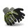 Hexarmor Rig Lizard Thin Lizzie 2090 Black/Gray/Yellow 10 Polyethylene/Glass Fiber Cut-Resistant Glove - ANSI-ISEA A4 Cut Resistance - IR-X Impact Exoskeleton Coating - 2090 SZ 10