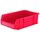 Akro-Mils Akrobin 200 lb Red Industrial Grade Polymer Stacking Storage Bin - 20 in Length - 12 3/8 in Width - 6 in Height - 1 Compartments - 30280 RED