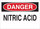 Brady B-120 Fiberglass Reinforced Polyester Rectangle White Chemical Warning Sign - 14 in Width x 10 in Height - 72537