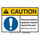 Brady B-869 Polypropylene Rectangle White Safety Awareness Label - 10 in Width x 7 in Height - 145756