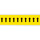 Brady 3440-ARO Arrow Marking Label - 7/8 in x 2 1/4 in - Vinyl Cloth - Black on Yellow - B-498 - 34439