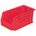 Akro-Mils Akrobin 30 lb Red Industrial Grade Polymer Hanging / Stacking Storage Bin - 10 7/8 in Length - 5 1/2 in Width - 5 in Height - 1 Compartments - 30230 RED