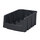 Akro-Mils 35 lb Black Industrial Grade Polymer Stacking Storage Bin - 17 7/8 in Length - 6 5/8 in Width - 7 in Height - 1 Compartments - 30776BLACK