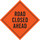 Brady Vinyl Diamond Orange Road Construction Sign - 48 in Width x 48 in Height - 57018