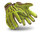 HexArmor Rig Lizard 2030 Brown/Yellow 10 Synthetic Cut and Sewn Cut-Resistant Glove - ANSI A6 Cut Resistance - Silicone Coating - 2030 SZ 10