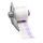 Brady M71-30-427-PL Die-Cut Printer Label Roll - 0.75 in x 1 1/2 in - Vinyl - Clear / Pink - B-427 - 92716