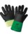 Global Glove Samurai Glove Aralene CR292 Black/Green Large Chemical-Resistant Gloves - 12 in Length - 15 gauge Thick - CR292/LG