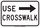 Brady B-555 Aluminum Rectangle White Pedestrian & Crosswalk Sign - 18 in Width x 12 in Height - 129447