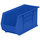 Akro-Mils Akrobin 60 lb Blue Industrial Grade Polymer Hanging / Stacking Storage Bin - 18 in Length - 8 1/4 in Width - 9 in Height - 1 Compartments - 30265 BLUE