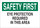 Brady B-302 Polyester Rectangle White PPE Sign - 14 in Width x 10 in Height - Laminated - 85052