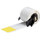 Brady PTL-34-427-YL Die-Cut Printer Label Roll - 1.5 in x 6 in - Vinyl - Clear / Yellow - B-427 - 18535