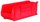 Akro-Mils Akrobin 300 lb Red Industrial Grade Polymer Stacking Storage Bin - 29 7/8 in Length - 11 in Width - 10 in Height - 1 Compartments - 30292 RED