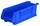Akro-Mils Akrobin 200 lb Blue Industrial Grade Polymer Stacking Storage Bin - 23 7/8 in Length - 8 1/4 in Width - 7 in Height - 1 Compartments - 30284 BLUE