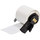 Brady PTL-31-498 Die-Cut Printer Label Roll - 1 in x 1 1/2 in - Vinyl - White - B-498 - 62671