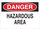 Brady B-120 Fiberglass Reinforced Polyester Rectangle White Hazardous Material Sign - 14 in Width x 10 in Height - 69000