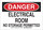 Brady B-555 Aluminum Rectangle White Electrical Safety Sign - 14 in Width x 10 in Height - 127005