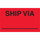 Tape Logic DL3541 Production Labels - 3 in x 5 in - Semi-Gloss Coated Paper - Fluorescent Red - 11100