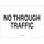 Brady B-401 High Impact Polystyrene Rectangle White Stop Signs, Traffic Control Signs & Banners Sign - 10 in Width x 7 in Height - 25858
