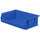 Akro-Mils Akrobin 60 lb Blue Industrial Grade Polymer Hanging / Stacking Storage Bin - 10 7/8 in Length - 16 1/2 in Width - 5 in Height - 1 Compartments - 30255 BLUE