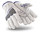 HexArmor SteelLeather 5033 White/Gray/Blue 10 Grain Goatskin Cut and Sewn Cut-Resistant Gloves - ANSI A6 Cut Resistance - 5033 +