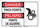 Brady B-302 Polyester Rectangle White Equipment Safety Sign - 10 in Width x 7 in Height - Laminated - Language English / Spanish - 125123