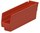 Akro-Mils 54 cu in Red Industrial Grade Polymer Shelf Storage Bin - 11 5/8 in Length - 2 3/4 in Width - 4 in Height - 1 Compartments - 30110 RED