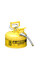 Justrite Accuflow Safety Can 7210220 - Yellow - 14042