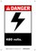 Brady B-302 Polyester Rectangle White Electrical Safety Sign - 7 in Width x 10 in Height - Laminated - 45159