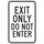 Brady B-401 High Impact Polystyrene Rectangle White Restricted Area Sign - 12 in Width x 18 in Height - 124405