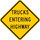 Brady B-401 Polystyrene Diamond Yellow Stop Signs, Traffic Control Signs & Banners Sign - 18 in Width x 18 in Height - 124600