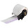 Brady PTL-29-427-PL Die-Cut Printer Label Roll - 0.5 in x 1 1/2 in - Vinyl - Clear / Pink - B-427 - 33890