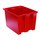 Akro-Mils 35195 Stackable Tote - 1.7 ft, 12.93 gal - Red - 19 1/2 in x 15 1/2 in x 13 in - 35195 RED