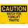 Brady B-563 High Density Polypropylene Rectangle Yellow Truck & Forklift Warehouse Traffic Sign - 14 in Width x 10 in Height - 116227