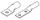 3M OS-0010 Copper Terminal Lug - 0.394 in Inside Diameter - One Hole - 3/8 in Stud - 50439