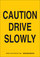 Brady B-302 Polyester Rectangle Yellow Stop Signs, Traffic Control Signs & Banners Sign - 10 in Width x 14 in Height - Laminated - 124204