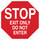 Brady B-555 Aluminum Octagon Red Stop Signs, Traffic Control Signs & Banners Sign - 18 in Width x 18 in Height - 124554