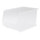 Akro-Mils Akrobin 60 lb Clear Industrial Grade Polymer Hanging / Stacking Storage Bin - 18 in Length - 11 in Width - 10 in Height - 1 Compartments - 30260SCLAR