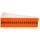 Brady 152382 Black on Orange Rectangle Vinyl Cloth Conduit & Voltage Label - 2.25 in Width - 0.5 in Height - B-498