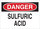 Brady B-120 Fiberglass Reinforced Polyester Rectangle White Chemical Warning Sign - 20 in Width x 14 in Height - 72587
