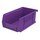 Akro-Mils Akrobin 10 lb Purple Industrial Grade Polymer Hanging / Stacking Storage Bin - 7 3/8 in Length - 4 1/8 in Width - 3 in Height - 1 Compartments - 30220 PURPLE