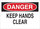 Brady B-302 Polyester Rectangle White Equipment Safety Sign - 10 in Width x 7 in Height - Laminated - 88119