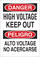 Brady Bradyglo B-120 Fiberglass Reinforced Polyester Rectangle White Electrical Safety Sign - 14 in Width x 20 in Height - Language English / Spanish - 39506