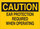 Brady B-120 Fiberglass Reinforced Polyester Rectangle Yellow Equipment Safety Sign - 14 in Width x 10 in Height - 70305